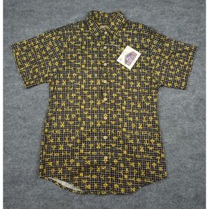 Vintage Barn Fly Shirt Women's Small Abstract Geometric AOP Western Cotton NWT